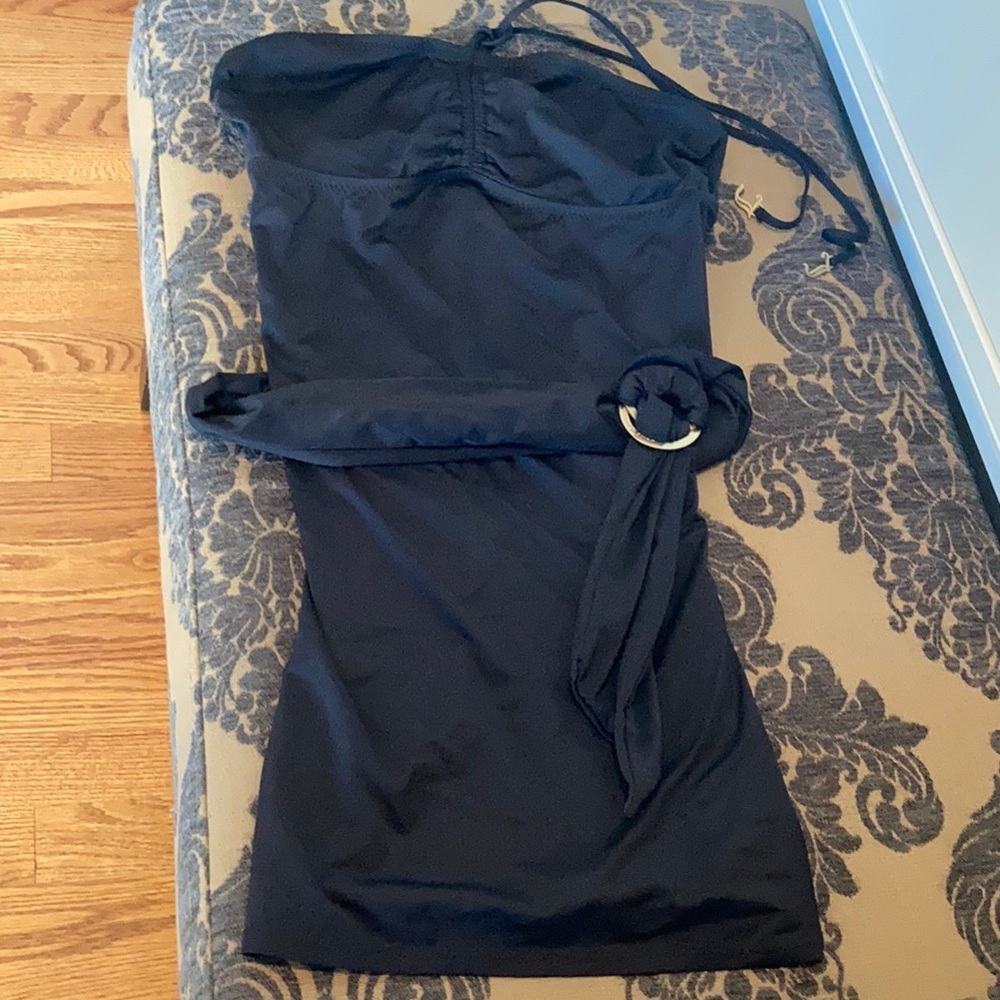 Juicy couture black swim cover-up